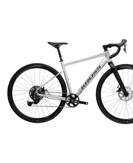 Bicykle Gravel bicykel Kross Esker 1.0 28" - model 2026 šedá/grafitová/mat - XS (17", 160-168 cm)