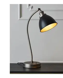 Lampy Endon 98752 - Stolová lampa FRANKLIN 1xE14/7W/230V matný chróm/antracit 98752