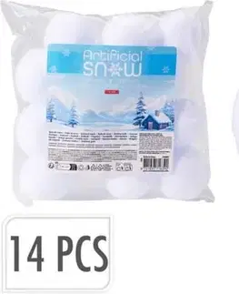 Ostatné vianočné dekorácie Kinekus Dekorácia guľa, 5cm sada 14ks