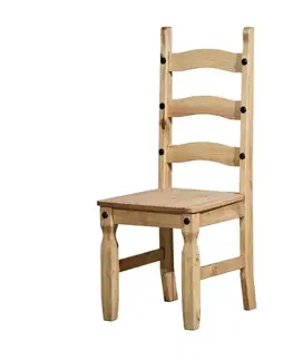 Jedálenské stoličky Stolička CORONA vosk 160204