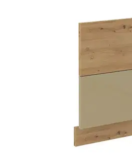 Kuchynské skrinky AXEL dvierka na umývačku 570x596, capucino/dub artisan