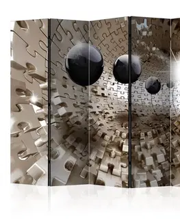 Paravány Paraván Golden Jigsaw Dekorhome