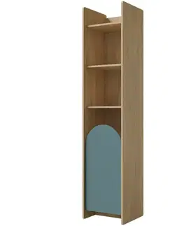 Regály Regál Lexi 3lcremona/Macadamia/Morská