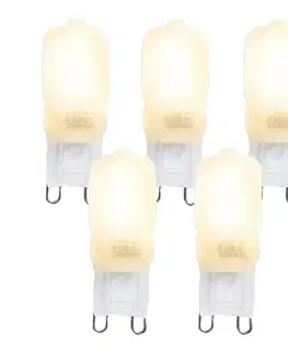 LED osvetlenie Sada 5 LED žiaroviek G9 CUTE PC 2W 200lm 2700K