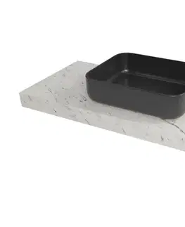 Kúpeľňový nábytok Doska pod umývadlo Naturel Dolce 103,5x8x50 cm mramor Carrara biela mat DO10050MCB DO10050MCB
