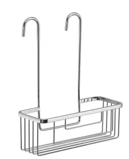 Doplnky do kúpeľne Gedy - SMART polička do sprchy závesná, na batériu, 300x375x120 chróm 248913