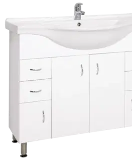 Kúpeľňový nábytok Koupelnová skříňka s umyvadlem Keramia Pro 102x55 cm bílá PRO100DV PRO100DV