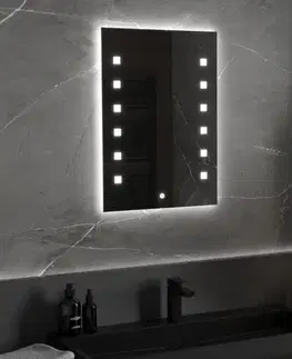 Kúpeľňové zrkadlá MEXEN - Ner zrkadlo s osvetlením 50 x 70, LED 600 9809-050-070-611-00