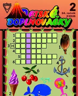 Pre deti a mládež - ostatné Detské doplňovačky 2 2026 sopečné - Jela Mlčochová