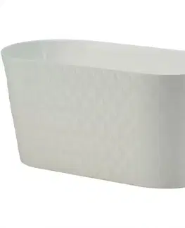 Záhrada Kvetináč Sahara Diament Petit 23 cm biely