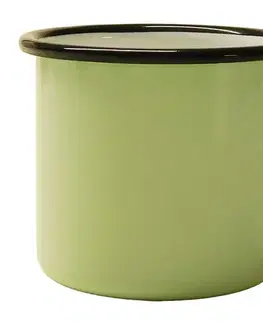 Hrnčeky, šálky, podšálky BELIS - Hrnček 0,25l smalt zelený