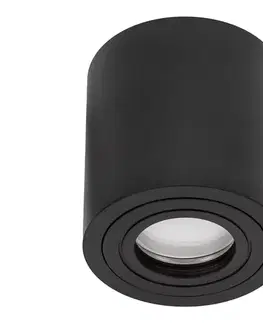 Svietidlá  Kúpeľňové bodové svietidlo CHLOE 1xGU10/6W/230V IP65 okrúhle čierne 005034