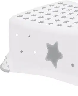 Stolčeky KEEEPER Stupienok k WC / umývadlu "Stars", Kosmická bílá