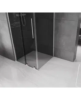 Sprchovacie kúty MEXEN/S - Velár sprchovací kút, posuvné dvere 90 x 90, grafit, chróm 871-090-090-41-01