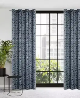 Závesy do spálne Záves JULIET 140X250 na priechodkách 389865