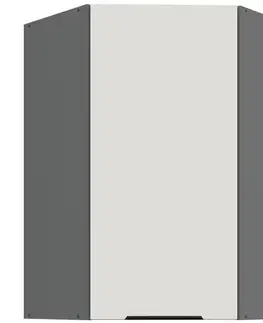 Kuchynské skrinky visiace Kuchynská skrinka Aria-WH/ANT anti fingerprint 60X60 GN-90 1F (45°)