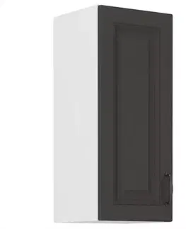 Kuchynské skrinky visiace Kuchynská skrinka STILO grafit mat/biely 30g-72 1f