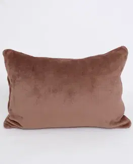 Dekoračné obliečky MKLozkoviny.sk Obliečka na vankúš mikroplyš 40 × 60 cm – Laura mocha mousse-  -