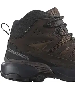 Vysoká outdoor obuv Salomon X Ultra 360 Leather Mid GTX M Veľkosť: 48 EUR