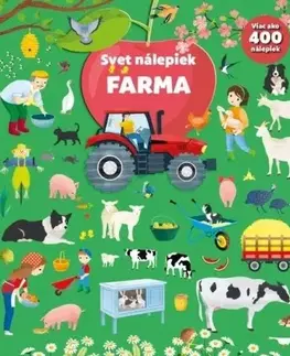 Nalepovačky, vystrihovačky, skladačky Svet nálepiek: Farma