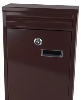 Bytové doplnky (ostatné) MAKRO - Poštová schránka - hnedá
