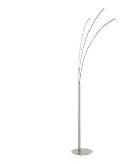 Lampy Eglo 54973 - LED stmievateľná stojacia lampa 3xLED/6,7W/230V matný chróm 54973