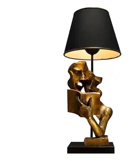 Lampy  Stolná lampa LECTURE 1xE27/40W/230V čierna/zlatá 390FLH1726