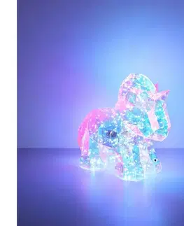 Lampy Globo 28088N - LED stmievateľná nabíjateľná stolná dekorácia BRONDAR LED/4W/5V 1800 mAh jednorožec 28088N