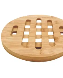 Dekorácie a bytové doplnky Podložka pod hrniec bambus 18*1cm g11-l004