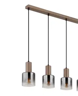 Svietidlá Globo 54318-4H - Závesný luster WALTON na lankách 4xE27/40W/230V 54318-4H