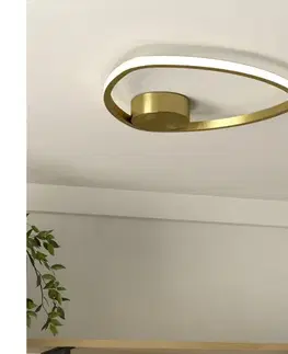 Svietidlá Eglo 902149 - LED stropné svietidlo MOSCHELLA LED/9,7W/230V zlaté 902149