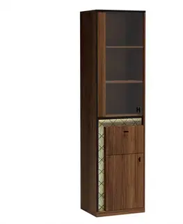 Vitríny Vitrína Senesi S2 orech warmia