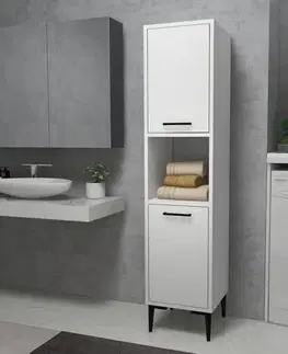 Kúpeľňové skrinky Viacúčelová skrinka Daminol - White