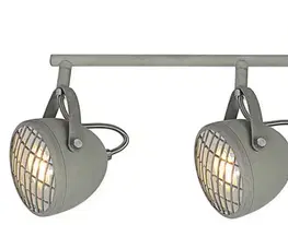 Nástenné svetlá Nástenná lampa 4X50W GU10 betónovo sivá PENT