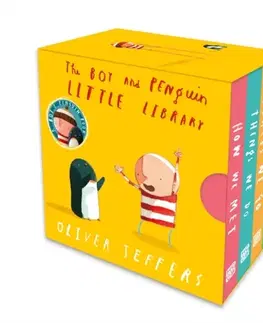 Leporelá, krabičky, puzzle knihy The Boy and Penguin Little Library - Oliver Jeffers