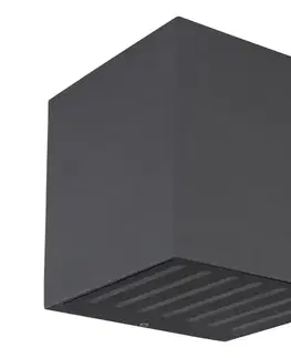 Svietidlá Globo 34156 - LED Vonkajšie nástenné svietidlo ILLI LED/6W/230V IP54 antracit 34156