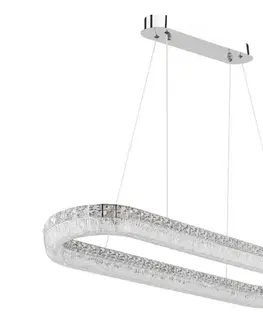 Svietidlá Globo 67387-40 - LED stmievateľný luster na lanku LAUREL 40W/230V číra+DO 67387-40