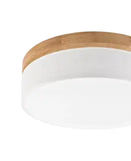 Svietidlá BRILAGI - LED stropné svietidlo BELLADONNA LED/36W/230V pr. 40 cm biela/dub 8590828003571