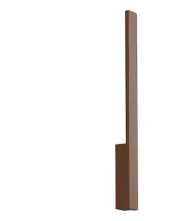 Svietidlá Redo 90871 - LED vonkajšie nástenné svietidlo REFLEXA LED/6W/230V IP54 hnedá 90871
