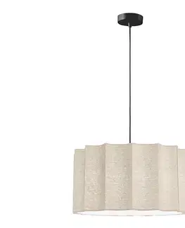 Svietidlá Viokef Lighting Luster na lanku WAVY 1xE27/14W/230V béžový 4349900
