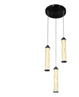 Svietidlá  LED luster na lanku CORTE LED/25W/230V čierna 33-50762