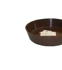 Kvetináče a truhlíky Kinekus Miska pod kvetináč plastová, priemer 12cm, hnedá