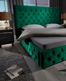 Postele Chesterfield posteľ PALLAS Dekorhome