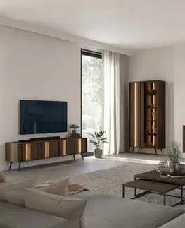 TV stolíky ArtLas TV stolík MAARO 183/4D s LED osvetlením