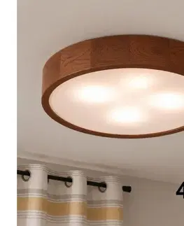 Svietidlá BRILAGI - LED stropné svietidlo CARVALHO 4xE27/60W/230V dub čerešňa pr. 57,5 cm 8590828002154
