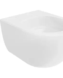 Záchody MEXEN - Carmen Závesná WC misa Rimless Tornado, biela lesk 3388XX00T