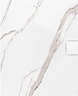 Vane REA - Sprchová vanička Magnum CARRARA WHITE 90x90 REA-K7005
