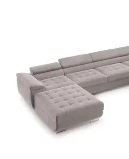Sedačky a sedacie súpravy ArtPK Rohová sedacia súprava BENJAMIN 275 U XL | pravá strana Farba: Castel 20