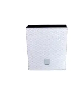 Kvetináče a truhlíky NABBI DRTS200L plastový kvetináč 20 cm biela