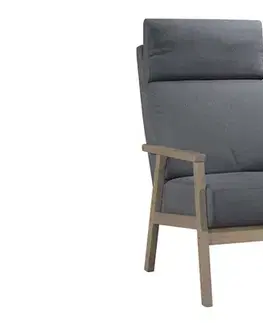 Kreslá RELAX 1 čalúnené kreslo, šedé